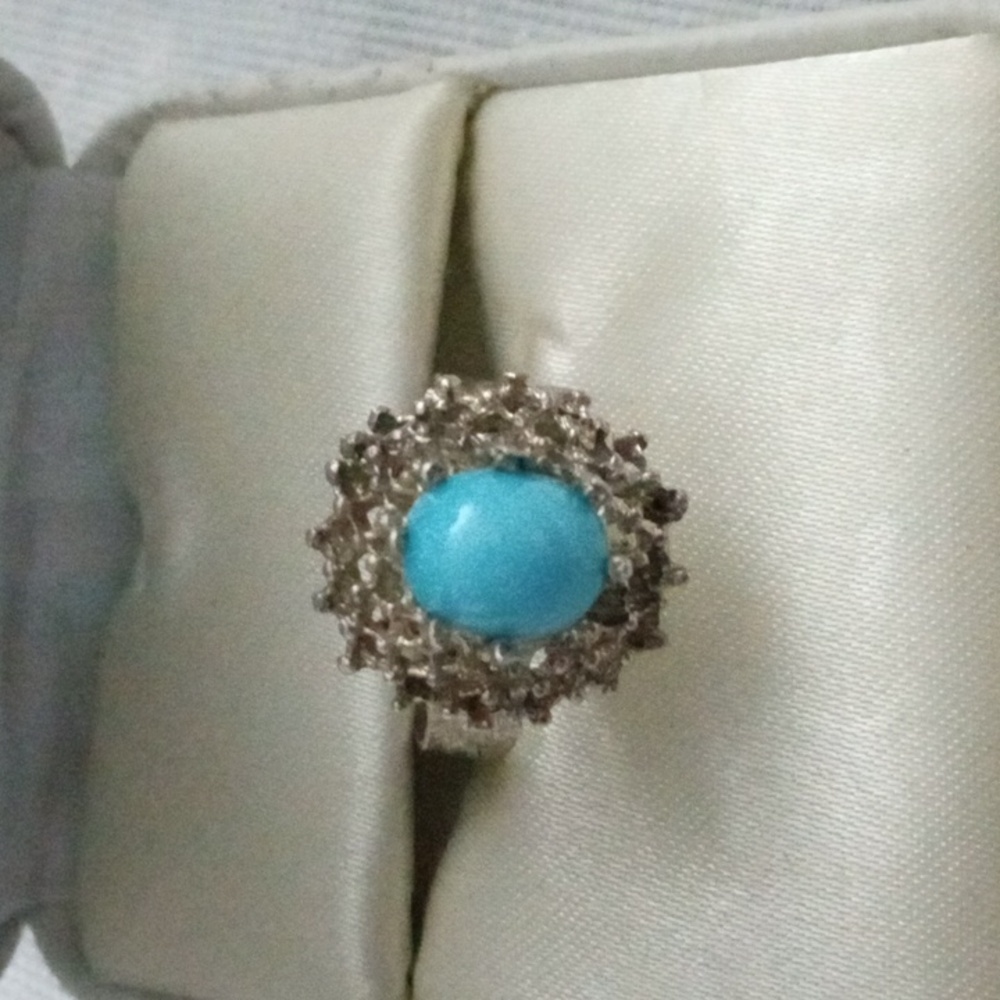 Very Old Turquoise and Silver Ring